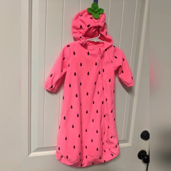 Carter's Infant Strawberry Bunting M (12 Months) - Picture 1 of 7